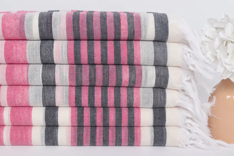 Personalized Home Gift Wedding, Wedding Gift For Bride, Absorbent towel, Bachelor Gifts, Personalized Gifts, Gym Towel, 68x40 Cotton Striped Towel - 3