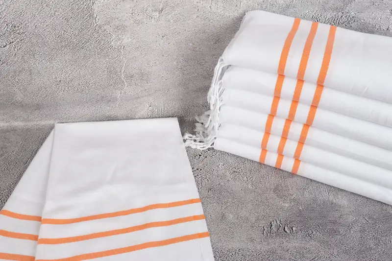 Gifts For Him, Monogrammed Hand Towel, Wedding Gift, 40x24 Cotton Striped Towel, Bridesmaid Gifts, Summer Gift, Bachelorette Party Gifts, Spa Towel - 2