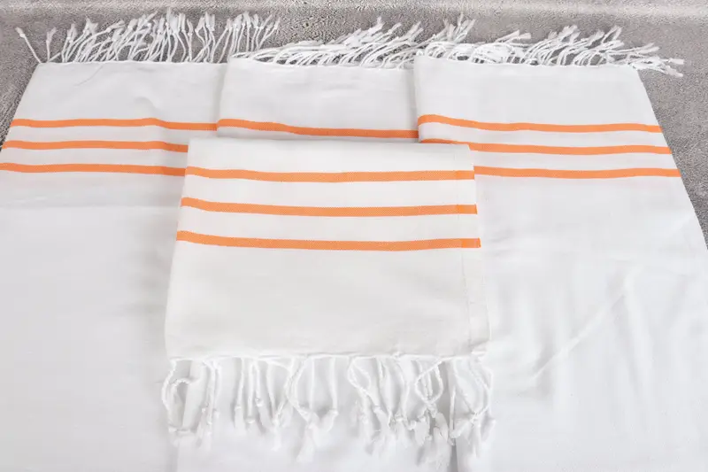 Gifts For Him, Monogrammed Hand Towel, Wedding Gift, 40x24 Cotton Striped Towel, Bridesmaid Gifts, Summer Gift, Bachelorette Party Gifts, Spa Towel - 4