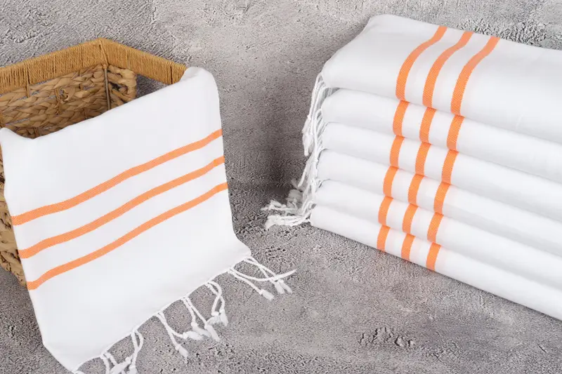 Gifts For Him, Monogrammed Hand Towel, Wedding Gift, 40x24 Cotton Striped Towel, Bridesmaid Gifts, Summer Gift, Bachelorette Party Gifts, Spa Towel - 3