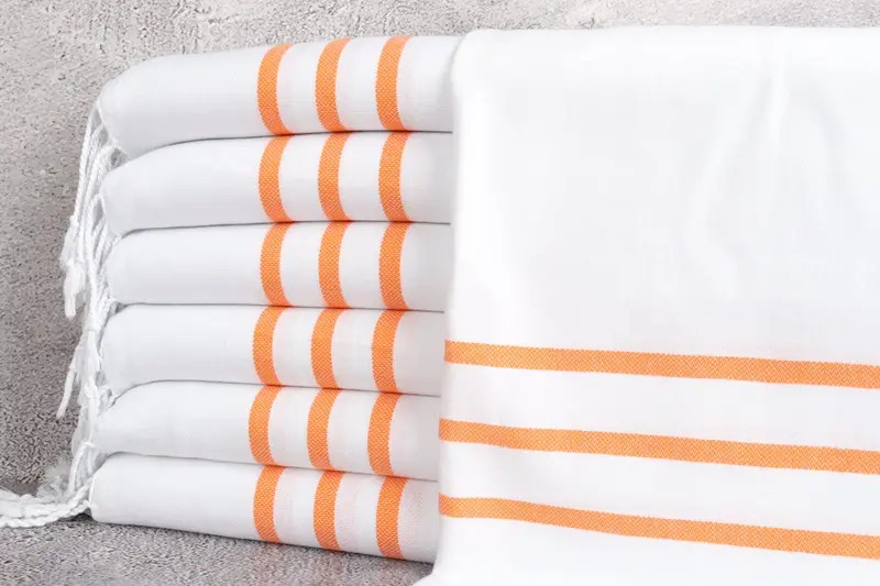 Gifts For Him, Monogrammed Hand Towel, Wedding Gift, 40x24 Cotton Striped Towel, Bridesmaid Gifts, Summer Gift, Bachelorette Party Gifts, Spa Towel - 1