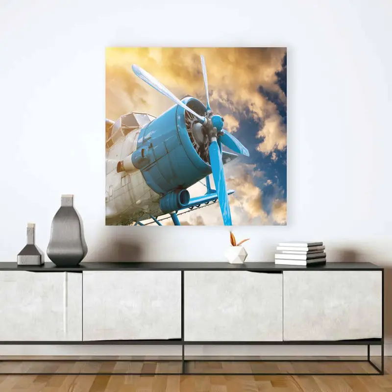 Elegant Printed Glass: Modern Decor for Man Cave & Office