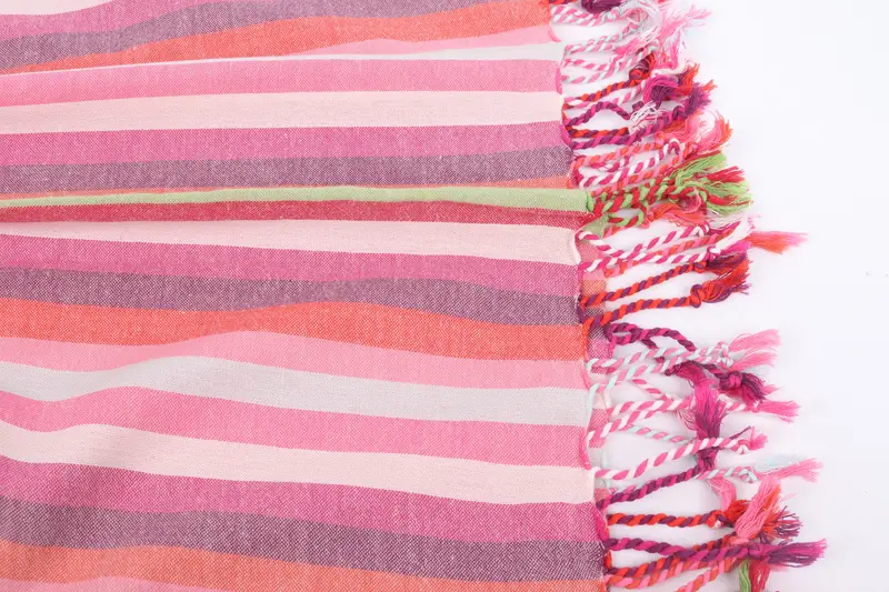 Home Gift, Sand-resistant towel, Turkish Towel Bulk, Soft towel, Personalized Wedding Gift, Customized Turkish Towel, 70x36 Cotton Striped Towel - 8