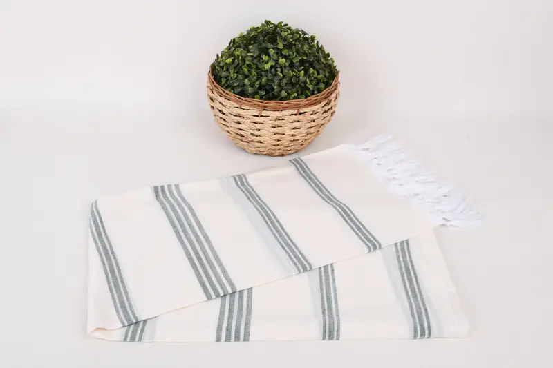 Bath towel, 70x40 Cotton Striped Towel, Turkish Bath Towel USA, Personalized Gift, Sand-resistant towel, Personalized Wedding Gift For Couple - 4