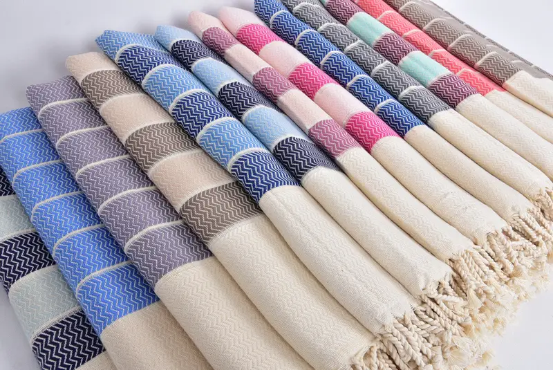 Bridesmaid Gift, Girls Weekend Favors, Gift Towel, Sand-free towel, 68x40 Cotton Herringbone Towel, Bachelor Bachelorette Party Favors, Pool Towels - 6