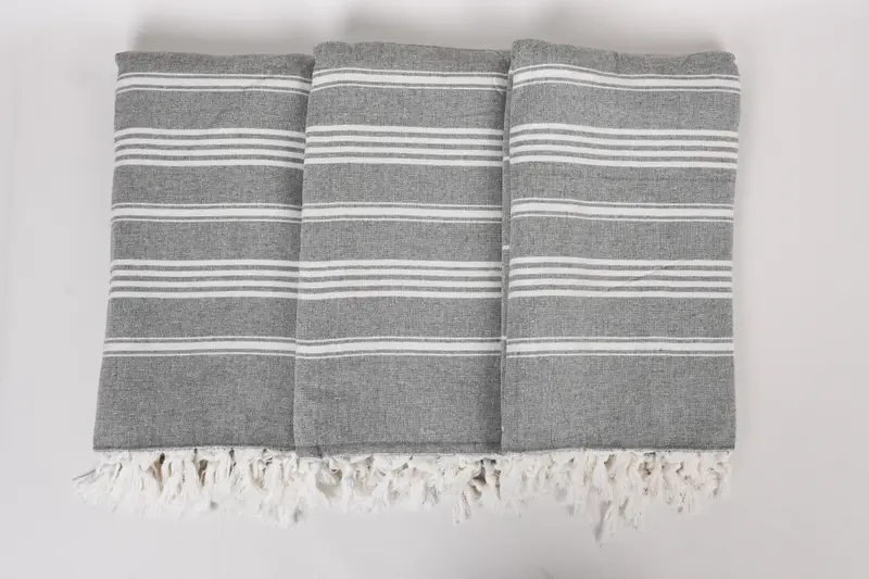 Summer Gift, 70x40 Cotton Striped Towel, Turkish beach towel, Turkish bath towel for spa, Gift For Him, Turkish Beach Towel Bulk, Birthday Gift - 7