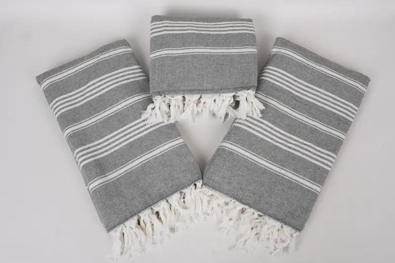 Summer Gift, 70x40 Cotton Striped Towel, Turkish beach towel, Turkish bath towel for spa, Gift For Him, Turkish Beach Towel Bulk, Birthday Gift - 6