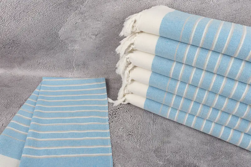 Personalized Gifts, Monogram Hand Towel, Wedding Gift Kitchen Towel, Turkish Hand Towel, 36x18 Cotton Striped Terry Towel, Wedding Gift Ideas - 2