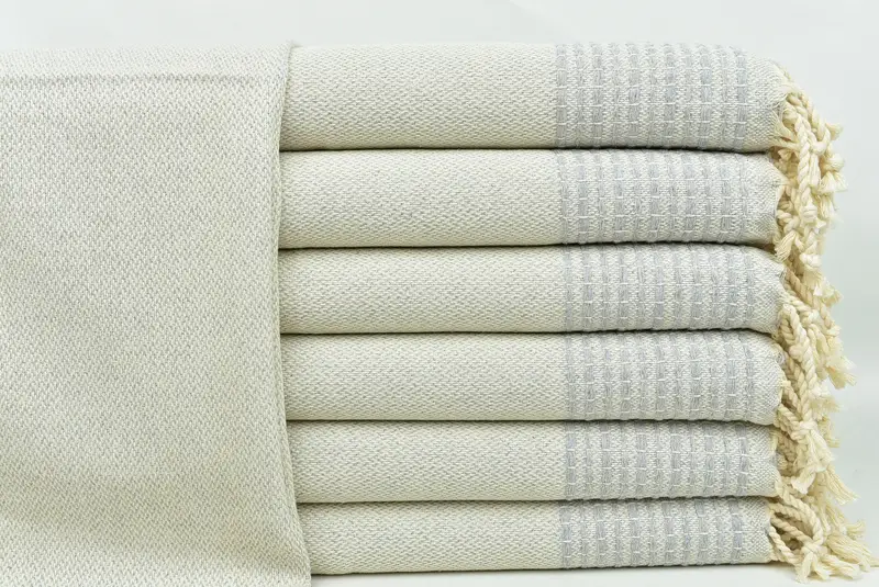 Custom Turkish Towel, Monogram Hand Towel, Gift For Best Friend, 40x20 Cotton Striped Towel, Spa Towel, Personalized Gift, Turkish Towel Hand Towel - 1