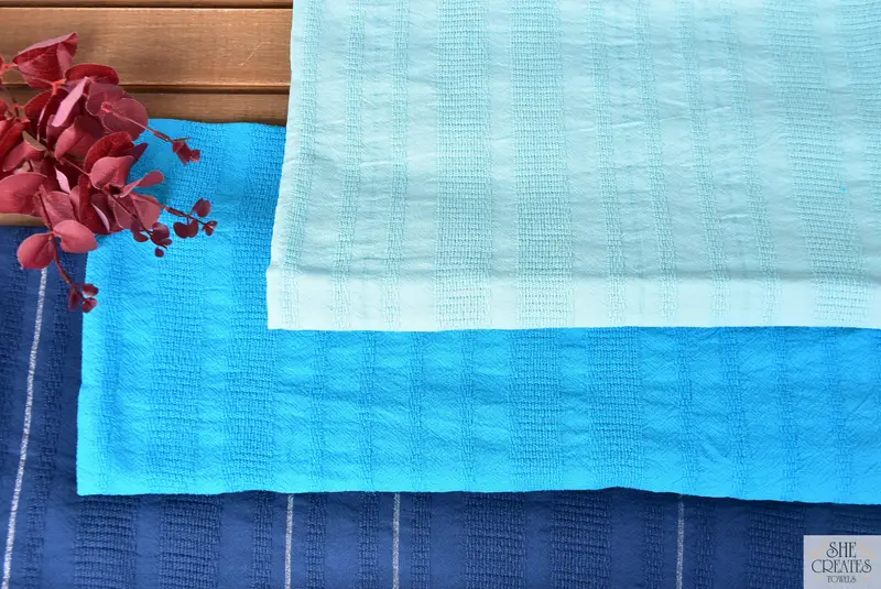 Large Turkish Towel, Holiday Towel, Cotton towel, Wedding Gift For Bride, Bachelorette Party Favors, 68x36 Cotton Stonewashed Striped Towel - 4