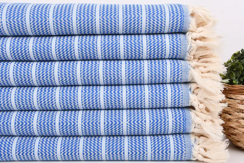 Wedding Favors, Beach Towel Bulk, Bridesmaid Proposal Gift, Quick-dry towel, Travel Towel, Bachelorette Party Favors, 70x40 Cotton Striped Towel - 2