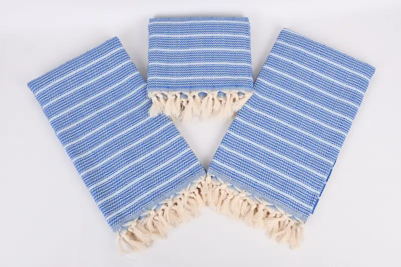 Wedding Favors, Beach Towel Bulk, Bridesmaid Proposal Gift, Quick-dry towel, Travel Towel, Bachelorette Party Favors, 70x40 Cotton Striped Towel - 6