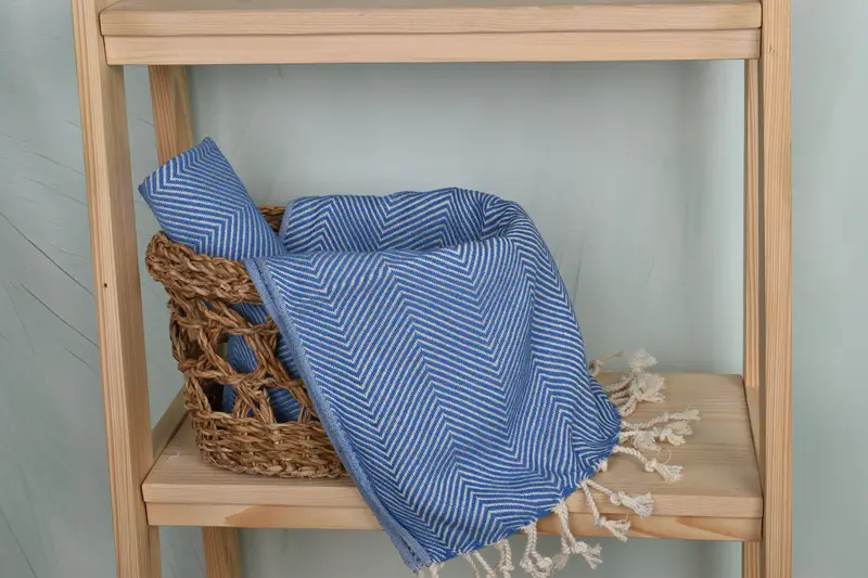 Küchentuch, Spa -Handtuch, 40x20 Baumwoll -Fischgrätenhandtuch, monogrammiertes Handtuch, Valentinstagsgeschenk für sie, Brautjungfernvorschlag Geschenk, Hochzeitsgeschenk - 4