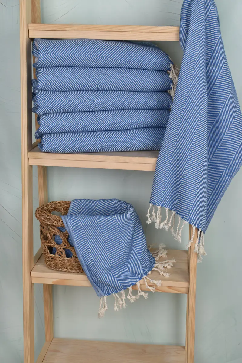 Küchentuch, Spa -Handtuch, 40x20 Baumwoll -Fischgrätenhandtuch, monogrammiertes Handtuch, Valentinstagsgeschenk für sie, Brautjungfernvorschlag Geschenk, Hochzeitsgeschenk - 3