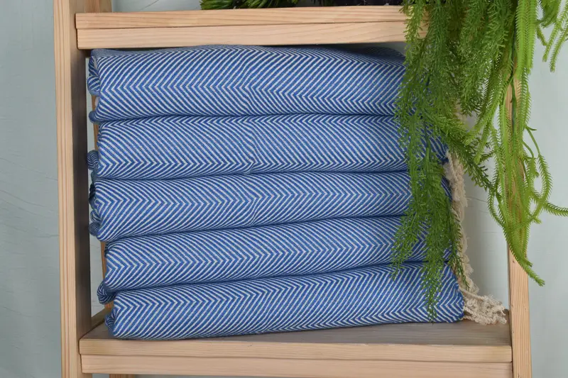 Küchentuch, Spa -Handtuch, 40x20 Baumwoll -Fischgrätenhandtuch, monogrammiertes Handtuch, Valentinstagsgeschenk für sie, Brautjungfernvorschlag Geschenk, Hochzeitsgeschenk - 1