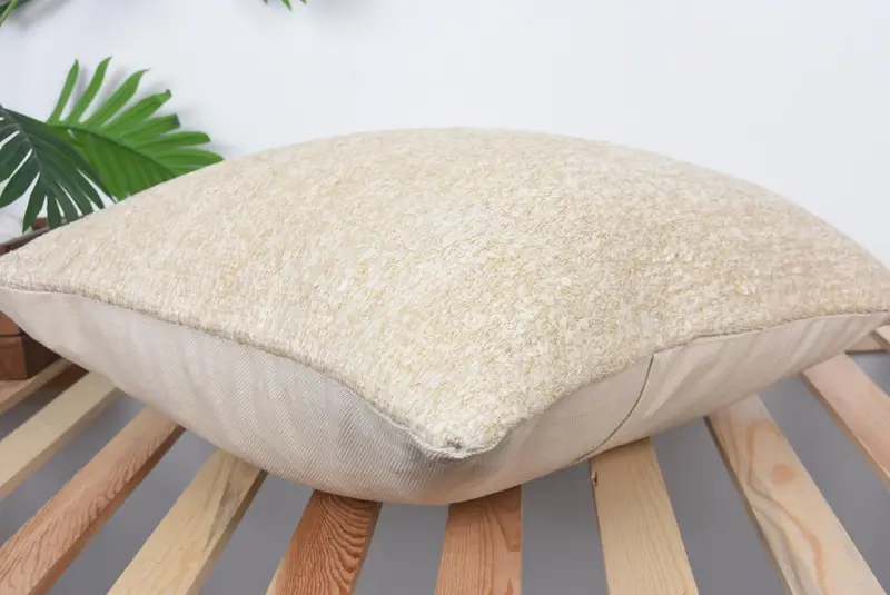 Square Throw Cushion Case, Handmade Kilim Cushion, 20x20 Beige Pillow Cover, Turkish Kilim Pillow, Cushion Case, Car Cushion Case, Boho Pillow - 5