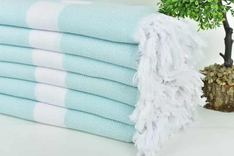 Summer Gift, Girls Weekend Getaways Gifts, 70x40 Cotton Diamond Towel, Beach Towel Bulk, Gift For Him, Beach Theme Wedding Gift, Gift For Boyfriend - 3