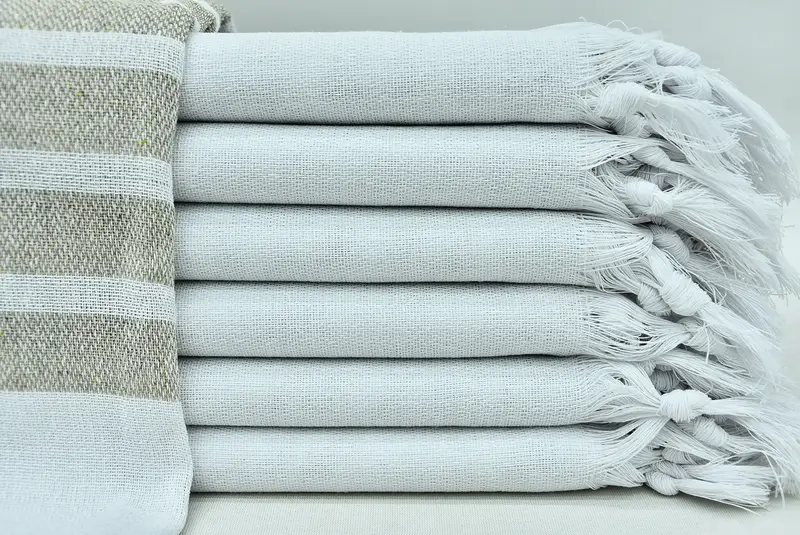 Bridesmaid Gift Towel, Luxury towel, Gift For Her, Valentines Day Gift For Him, Beach Towel Personalized, 70x40 Cotton Striped Towel, Guest Towel - 1