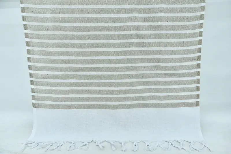 Bridesmaid Gift Towel, Luxury towel, Gift For Her, Valentines Day Gift For Him, Beach Towel Personalized, 70x40 Cotton Striped Towel, Guest Towel - 7
