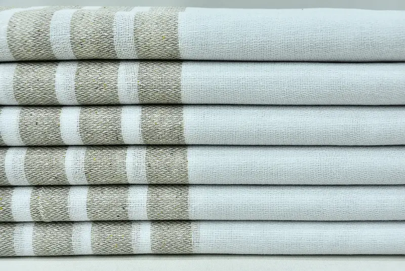 Bridesmaid Gift Towel, Luxury towel, Gift For Her, Valentines Day Gift For Him, Beach Towel Personalized, 70x40 Cotton Striped Towel, Guest Towel - 2