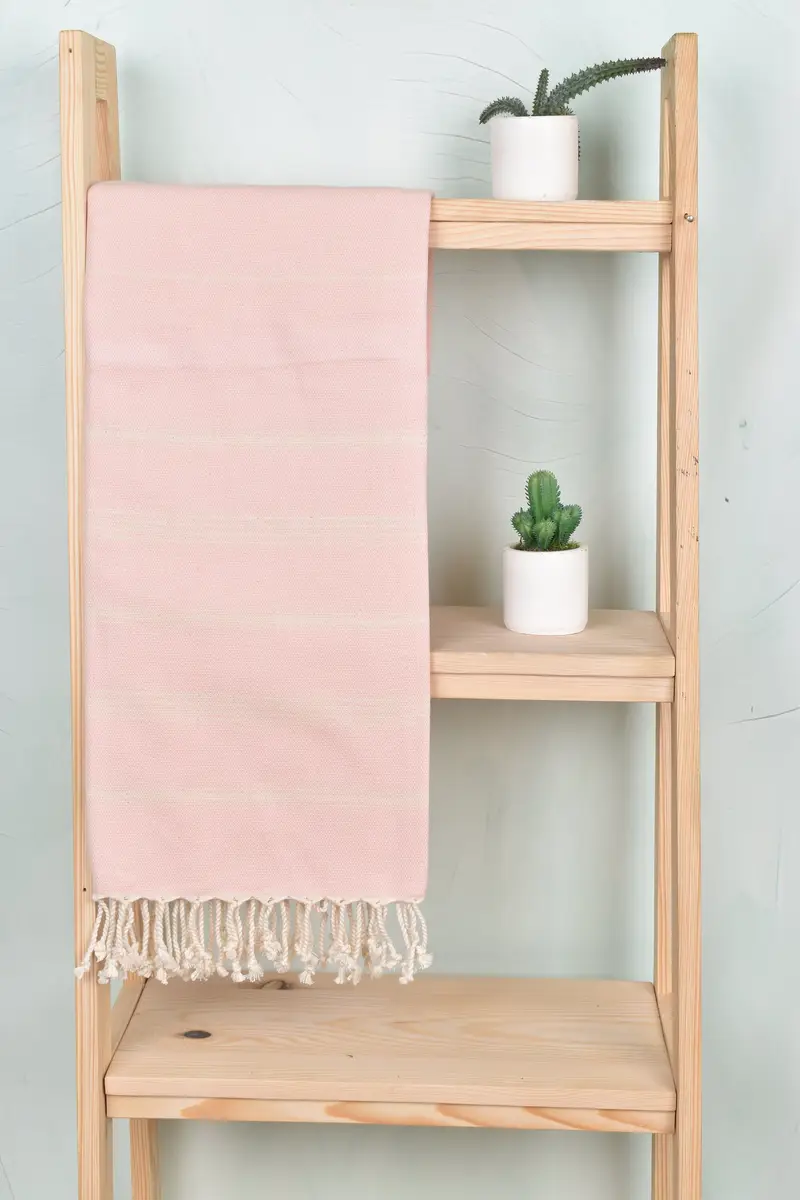 Personalised Gift, Towel With Name, 70x40 Cotton Striped Towel, Turkish beach towel with fringe, Wedding Gift, Quick-dry towel, Personalized Gifts - 8