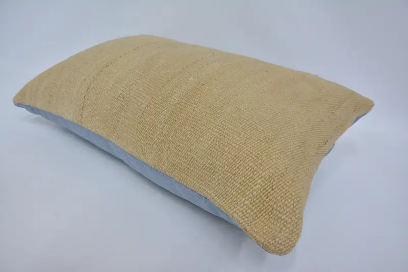 Home Decor Pillow, Kilim Pillow Cover, Crochet Pattern Pillow Cover, Pillow Cover, 16x24 Beige Pillow Cover, Vintage Kilim Throw Pillow - 6