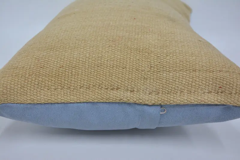 Home Decor Pillow, Kilim Pillow Cover, Crochet Pattern Pillow Cover, Pillow Cover, 16x24 Beige Pillow Cover, Vintage Kilim Throw Pillow - 5