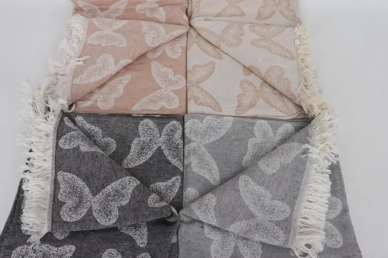 Bachelorette Party Gifts, 68x36 Cotton Butterfly Pattern Towel, Gift For Wedding Day, Wedding For Favor, Quick-Dry Beach Towel, Beach towel - 3
