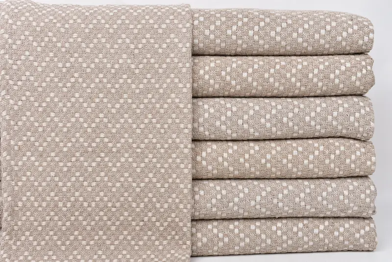 Monogrammed Hand Towel, 32x20 Cotton Herringbone Towel, Monogram Kitchen Towel, Wedding Gift, Monogram Turkish Bath Towel, Maid Of Honor Gift - 1