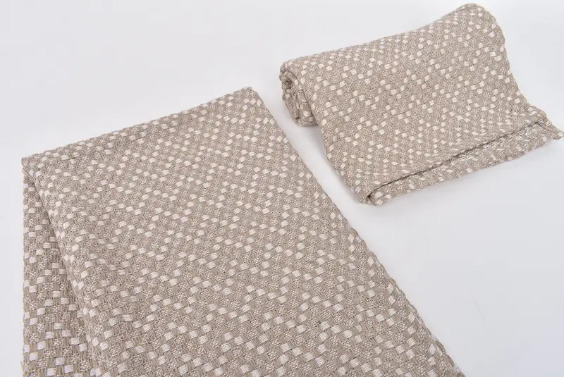 Monogrammed Hand Towel, 32x20 Cotton Herringbone Towel, Monogram Kitchen Towel, Wedding Gift, Monogram Turkish Bath Towel, Maid Of Honor Gift - 7