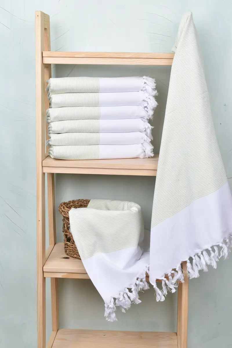 Beach towel, Spa Towel, Custom Name Towel, Personalized Towel, 70x40 Cotton Striped Towel, Gift Boxes Towel, Monogrammed Turkish Towel, Custom Gift - 3