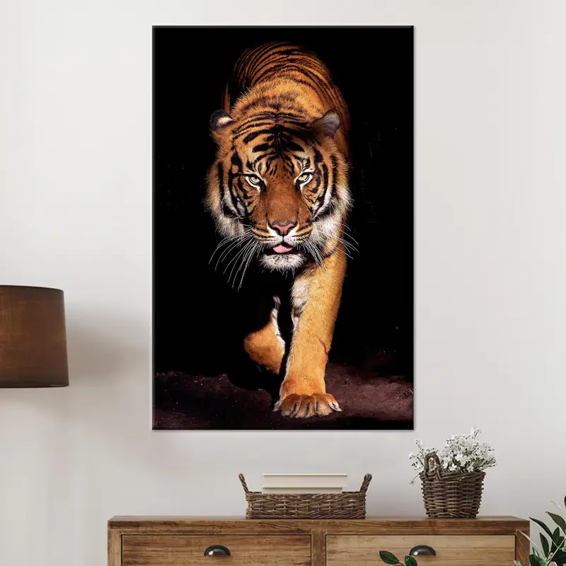 Eleve la cueva de su hombre con modernos lienzos de vida salvaje