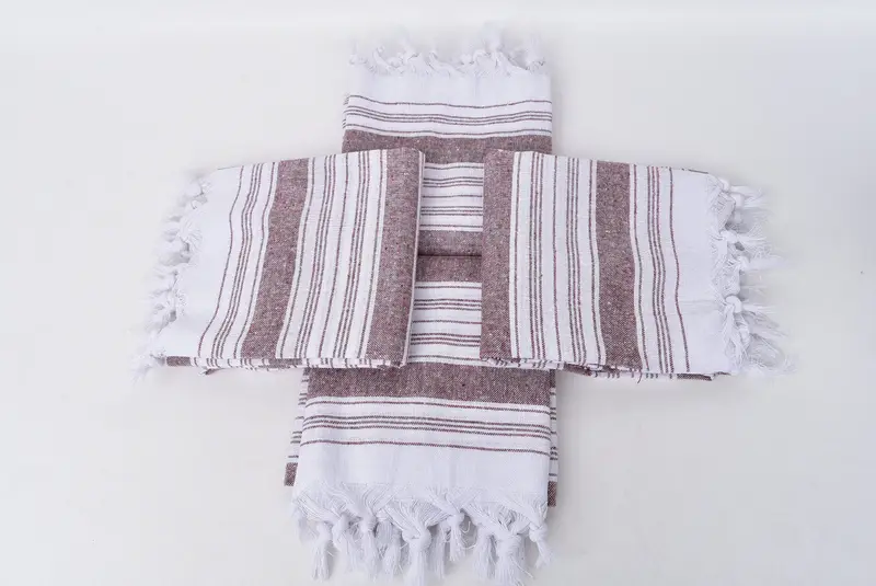 Personalized Wedding Gift, Turkish Towel USA, 68x32 Cotton Striped Towel, Luxury towel, Custom Beach Towels, Custom Turkish Towel, Embroidery Towels - 6