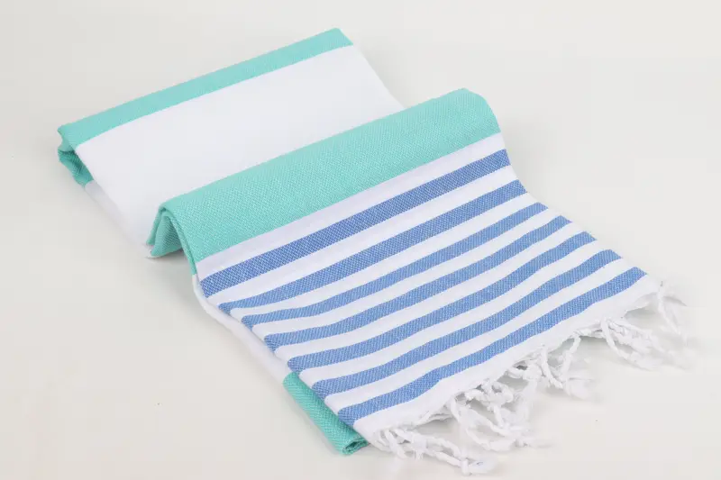 Personalized Wedding Gift, Christmas Gift, Cotton towel, Cancun Bachelorette Party Gift Ideas, Bridal Shower Favors, 70x40 Cotton Striped Towel - 6