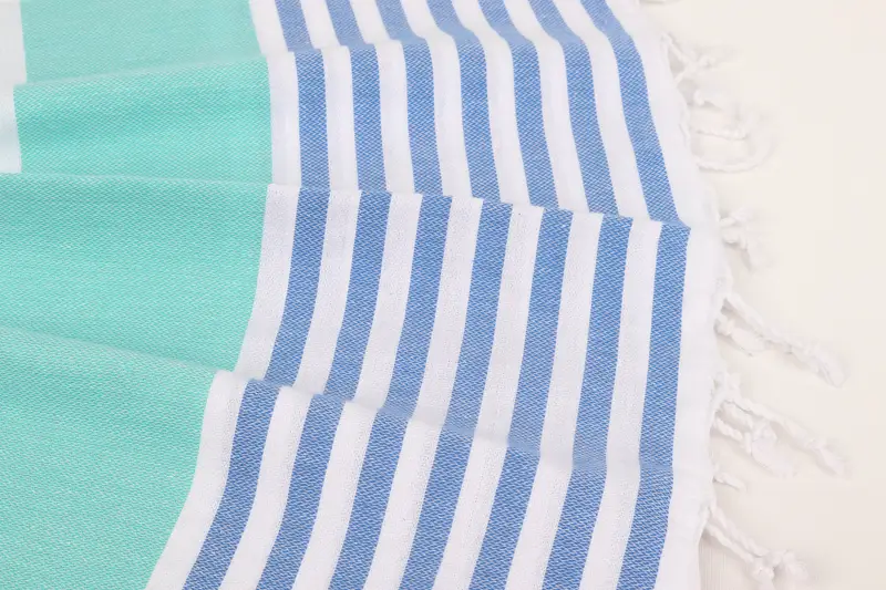 Personalized Wedding Gift, Christmas Gift, Cotton towel, Cancun Bachelorette Party Gift Ideas, Bridal Shower Favors, 70x40 Cotton Striped Towel - 8