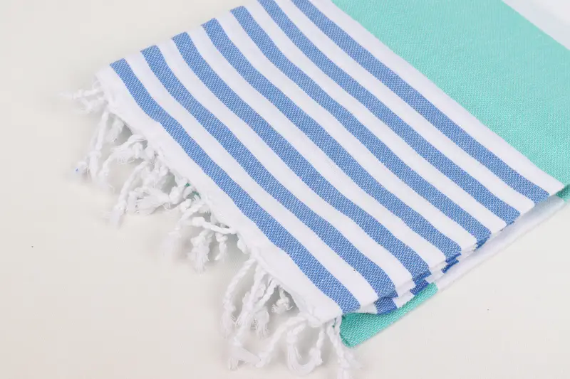 Personalized Wedding Gift, Christmas Gift, Cotton towel, Cancun Bachelorette Party Gift Ideas, Bridal Shower Favors, 70x40 Cotton Striped Towel - 7