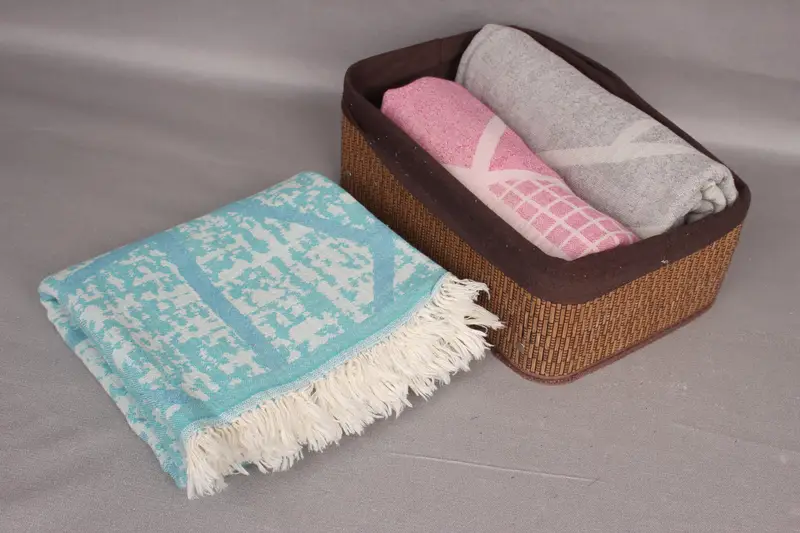 Summer Towel, Organic Towel, Wedding Day Gift For Bride, 70x40 Cotton Asymmetric Design Towel, Sand-resistant towel, Personalized Gift, Fouta towel - 7