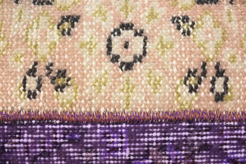 Vintage Kilim Pillow, Bolster Throw Cushion Cover, Traditional Pillow, Boho Pillow, Antique Pillows, 12x24 Purple Cushion Case, Cushion Cover - 3