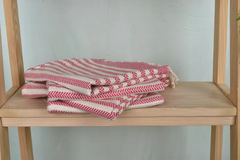 Kitchen Towel, Bridesmaid Gifts, Small Bath Towels, Bridesmaid Gifts Personalized, 40x18 Cotton Chevron Towel, Valentine Day Gift For Her - 7
