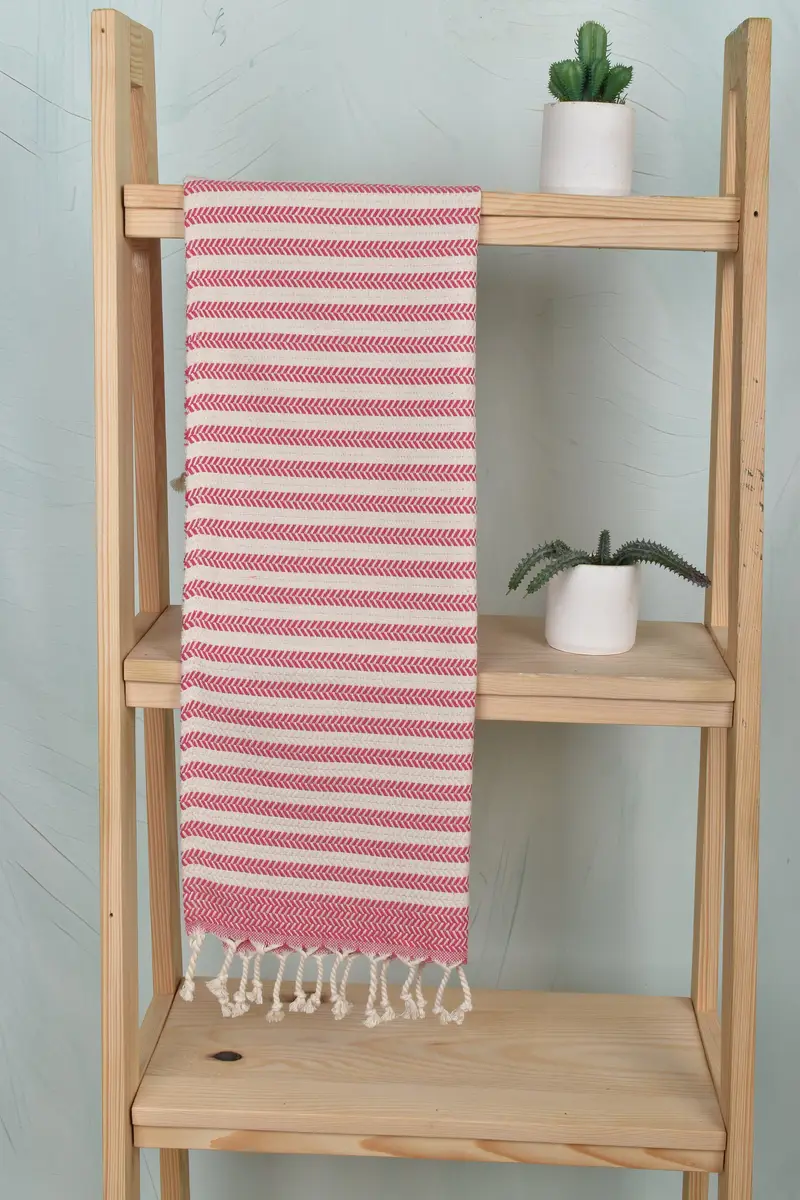 Kitchen Towel, Bridesmaid Gifts, Small Bath Towels, Bridesmaid Gifts Personalized, 40x18 Cotton Chevron Towel, Valentine Day Gift For Her - 8