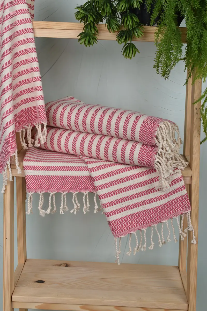 Kitchen Towel, Bridesmaid Gifts, Small Bath Towels, Bridesmaid Gifts Personalized, 40x18 Cotton Chevron Towel, Valentine Day Gift For Her - 6