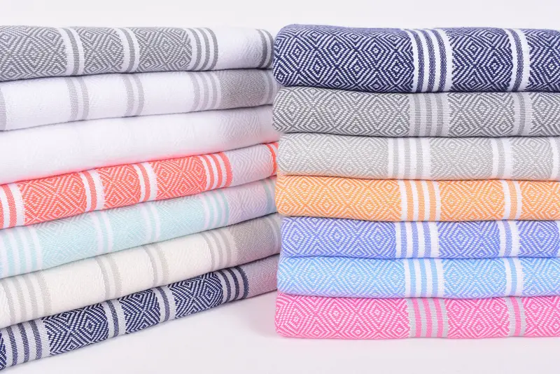 Large Beach Towel Personalized, Large Turkish Towel, Organic Towel, Bachelor Party Gifts, Soft towel, 70x40 Cotton Diamond Towel, Bachelorette Gifts - 3
