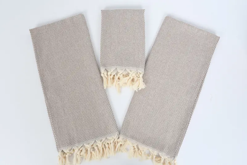 Toalla de lunares de algodón 40x18, toalla con nombre, regalo único, toallas de baño, toalla de cocina, toalla de nombre personalizada, regalo para la casa, toalla de mano turca - 6