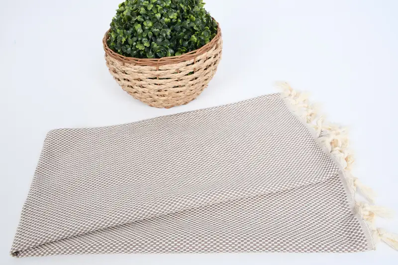 Toalla de lunares de algodón 40x18, toalla con nombre, regalo único, toallas de baño, toalla de cocina, toalla de nombre personalizada, regalo para la casa, toalla de mano turca - 4