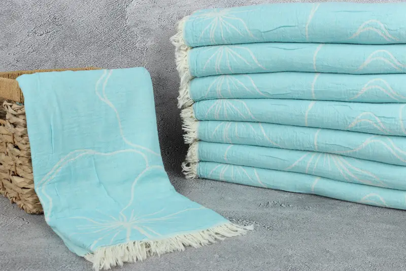 Quick-Dry Beach Towel, Bridesmaid Gifts Personalized, 68x40 Cotton Floral Patterned Towel, Kids Beach Towel, Personalized Gifts, Quick-dry towel - 4