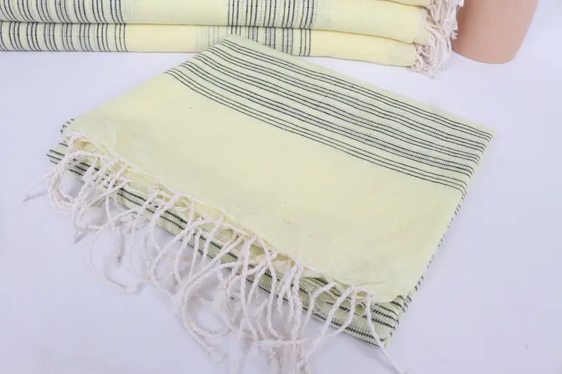 Custom Gift, 70x40 Cotton Striped Towel, Wedding Favors, First Wedding Anniversary Gift, Best Wedding Gift, Embroidered Towel, Gift For Mom - 5