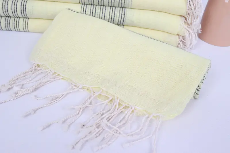 Custom Gift, 70x40 Cotton Striped Towel, Wedding Favors, First Wedding Anniversary Gift, Best Wedding Gift, Embroidered Towel, Gift For Mom - 4