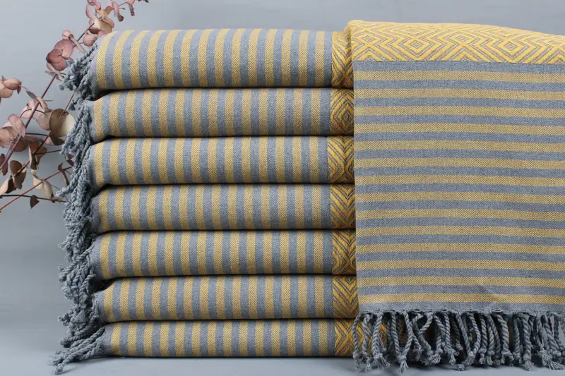 Wholesale Turkish Beach Towel Beige Bath Towel, 40x67 Inches