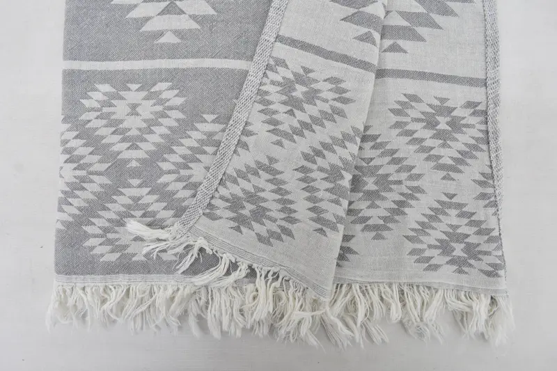 Bridesmaid Towel, Boyfriend Gift, Small Bath Towels, 40x18 Cotton Kilim Towel, Monogram Hand Towel, Personalized Gift For Him, Wedding Favors - 5