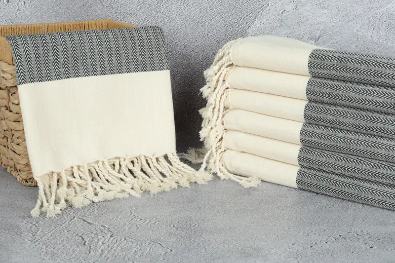 Gift For Best Friend, Sand-free towel, Turkish hand towel, 68x36 Cotton Palm Design Towel, Bachelorette Towel, Bachelorette Party Gifts Bridesmaids - 3